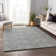 Premium Machine Washable Kishonna AMF43 Gray Rug