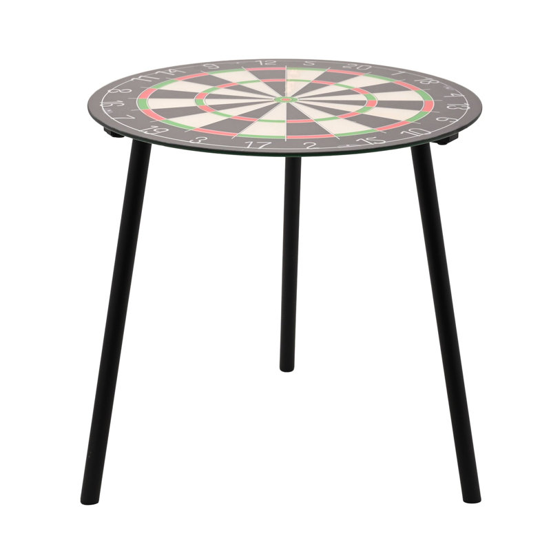Glass Top End Table