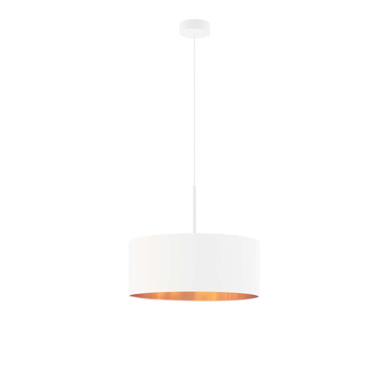 Sundberg 3 - Light Drum Pendant, White, White, 120cm H x 40cm W x 40cm D
