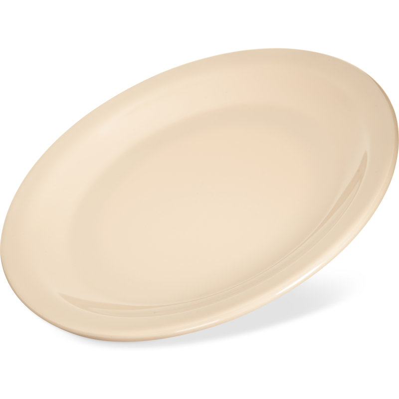 Assiette hors-d’œuvres 6,44 po mélamine Kingline™, Brun clair