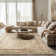 Redenhalk Area Rug Beige, Machine Washable Rug,Soft Accent Rugs,Non-Slip Non-Shedding Low-Pile Floor Carpet