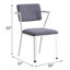 Chaise d'appoint en polyester Egon-1851200596