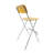 Chair, Folding Bistro Bar Stool Wood / Metal-358456380
