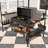 Canopies & Gazebos(must Include Frame) Metal Grill Gazebo With Storage, Modern Patio Bbq Shelter