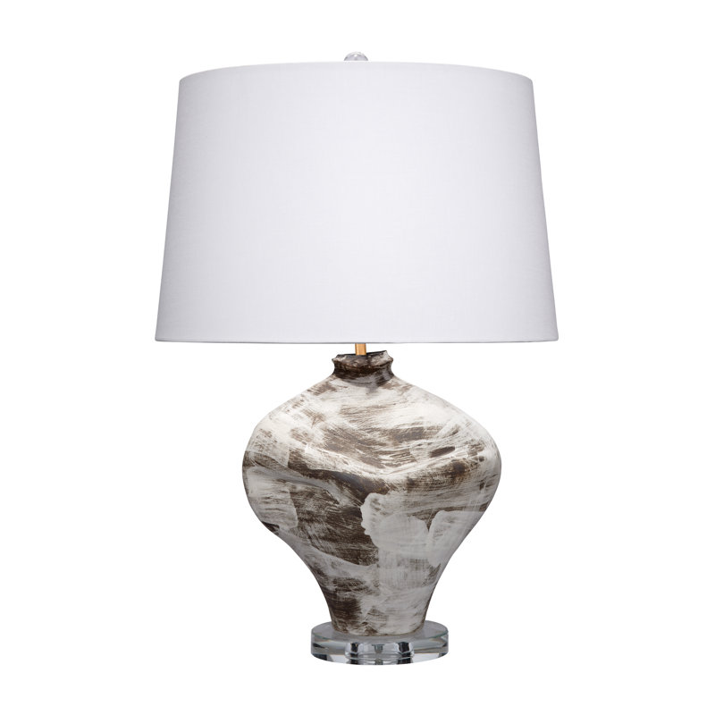 Maurice Ceramic Table Lamp With Linen Shade