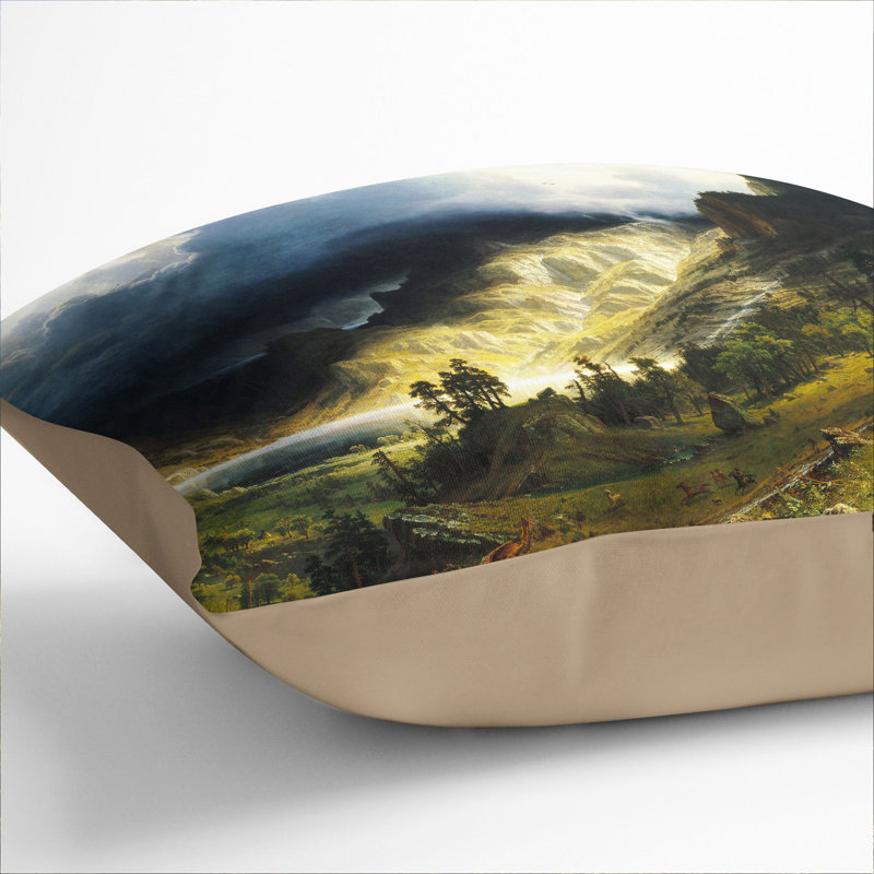 Square Cushion, 40cm W x 40cm D x 15cm D, Stone