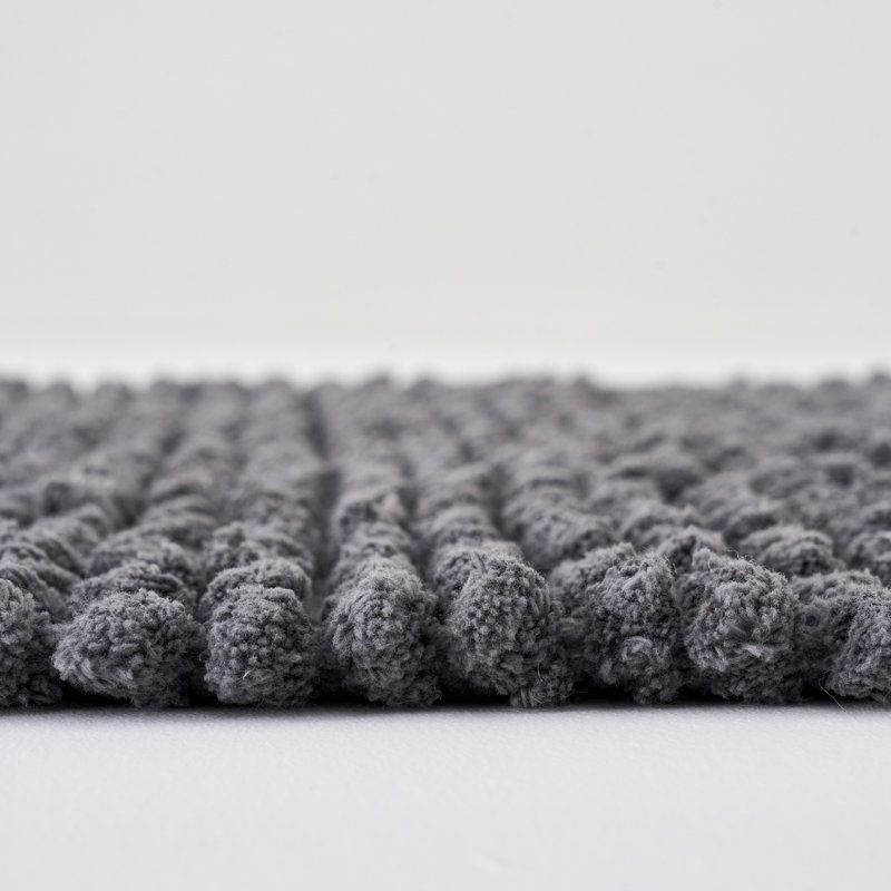 Cosy Bath Mat Set, Anthracite, Rectangle- 40" H x 23.5" W
