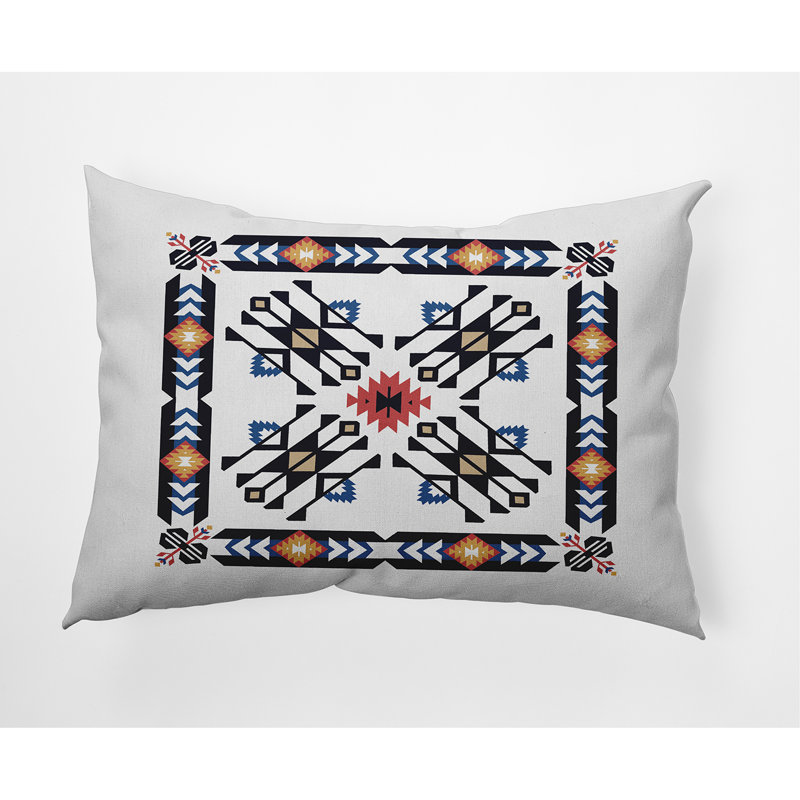 Housse de coussin d'extérieur rectangulaire Jodhpur, Bleu marine