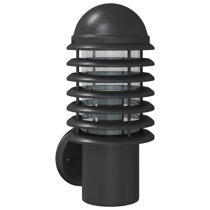 Danisa Plug-in 1 Light Outdoor Wall Light, Black