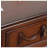 Carved mahogany coffee table