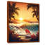 Planche de surf au paradis de la plage tropicale-1522368840-1522368847