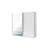 Two -door floating wardrobe with mirror-1188147909-1188147908