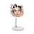 Hello Kitty Tabletop Mount LED Rechargeable Makeup Mirror with 360 Degree Rotation and Touch Sensor
