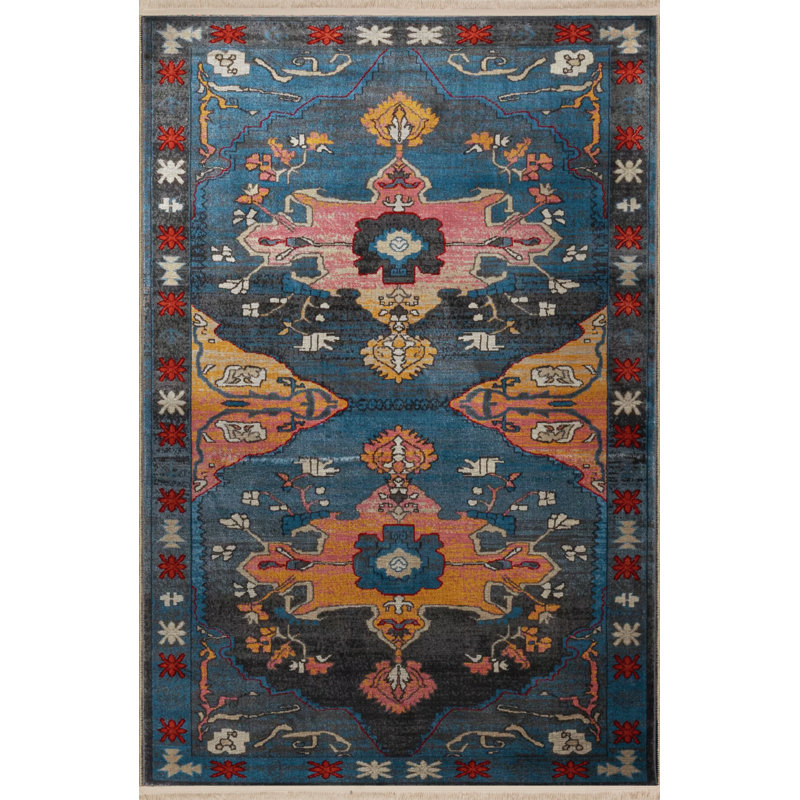Tapis rectangulaire Villo, Tapis de couloir 2 pi 8 po x 6 pi 7 po