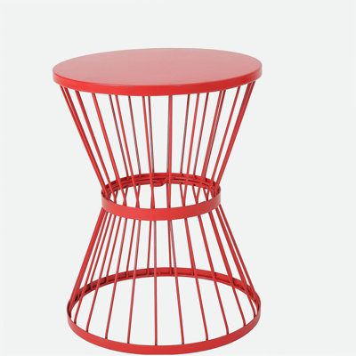 Table d'appoint en acier inoxydable 16 po
