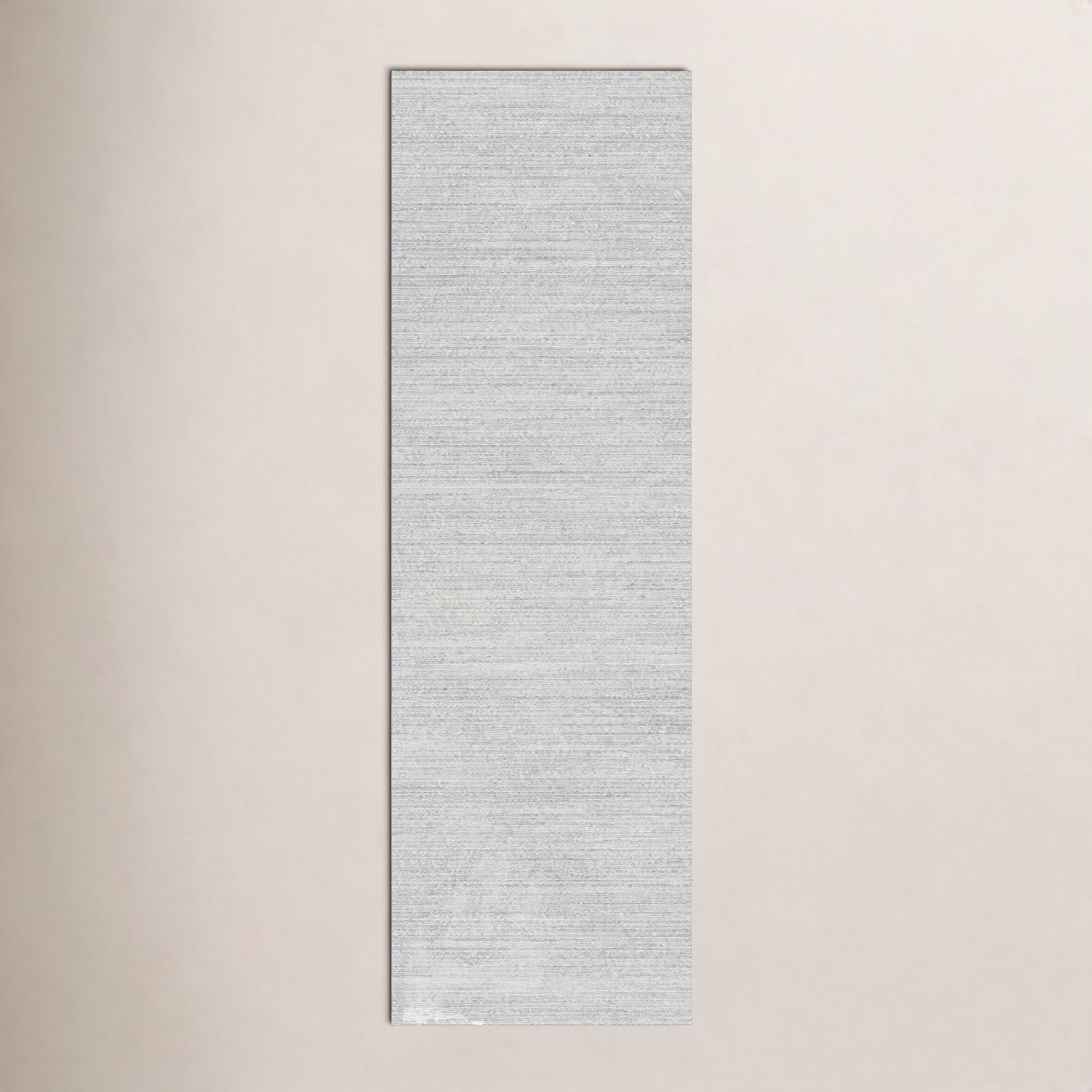 Lilah Light Gray Hand-Knotted Rug, Runner 2'6" x 8'