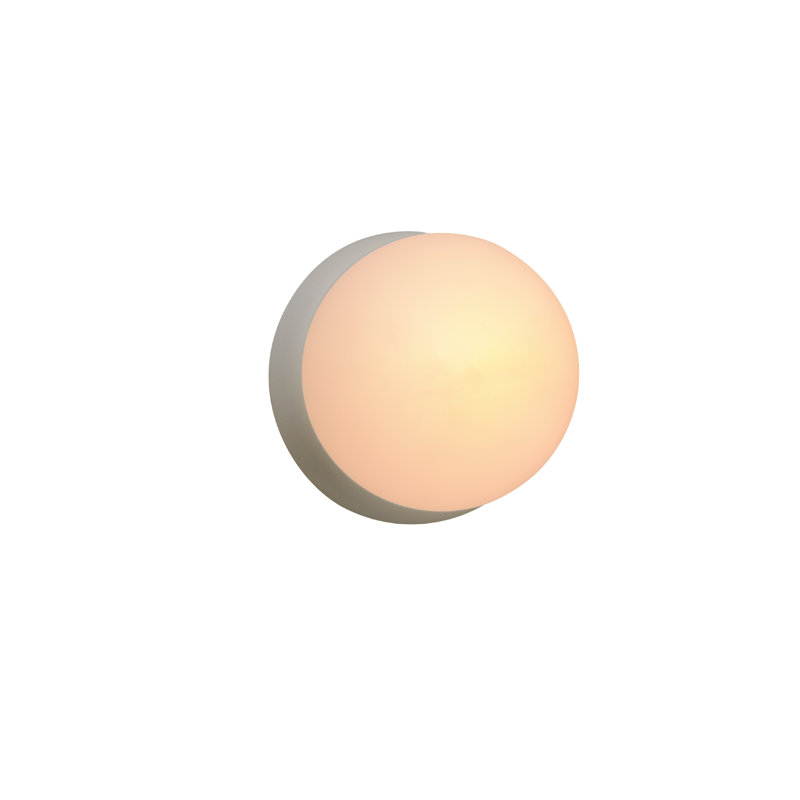 Azem Ceramic Wall Sconce, Matte White
