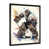 Impression noire sur toile encadrée sélectionné