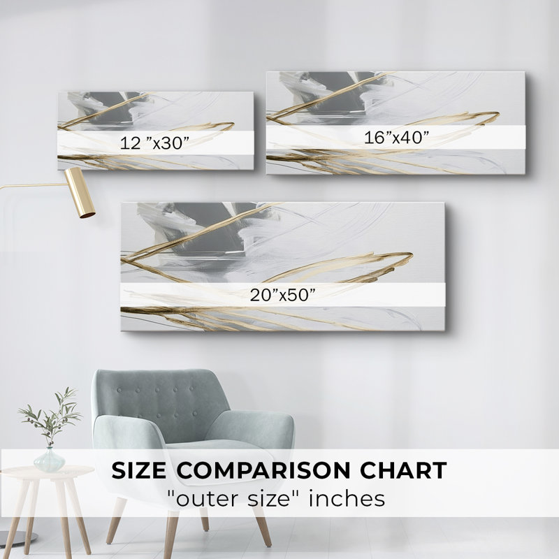 Abstract Series 8 #XXX-Wide Gallery Wrapped Canvas, 12" H x 30" W