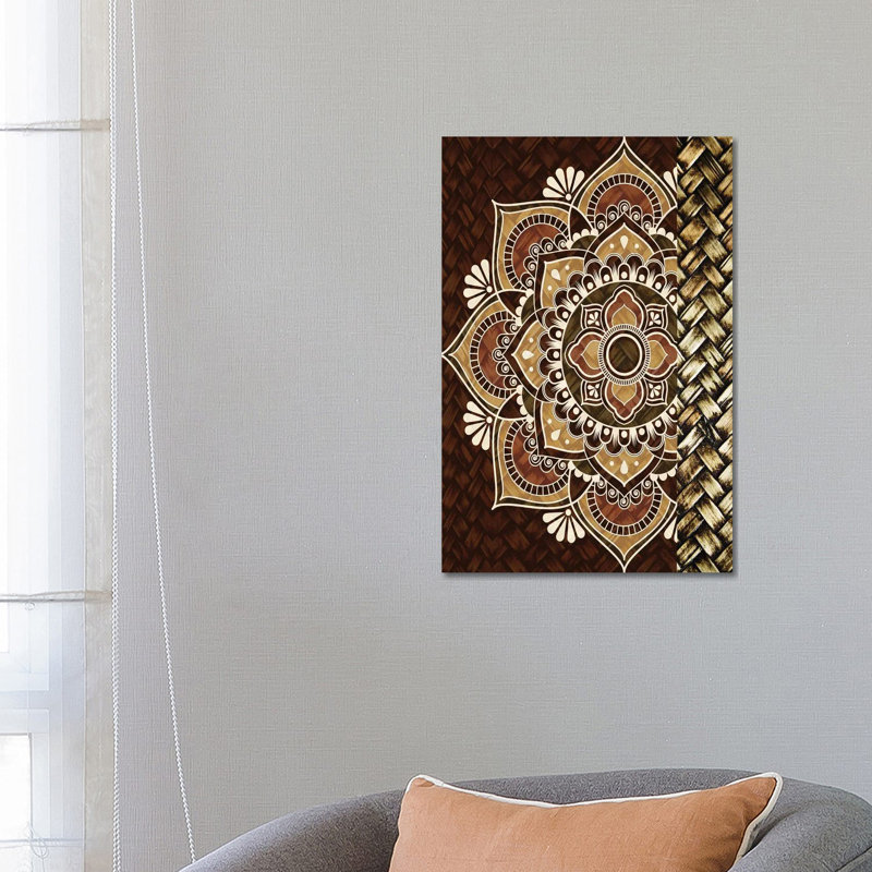 Mandala Weave II 1 Piece Wrapped Canvas Wall Art, 66.04 cm H x 45.72 cm W x 1.91 cm D