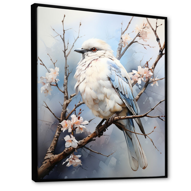 «Peaceful Winged Beauty» sur impression sur toile, Cadre flottant noir, H 32 po x l 24 po x P 1 po