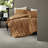 Romantic Ruched Microfiber Bedding Sets, Brown, Twin/twin Xl