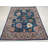 Blue Hand Knotted Wool T.Blue / Gray Traditional Classic 8' x 10' Area Rug