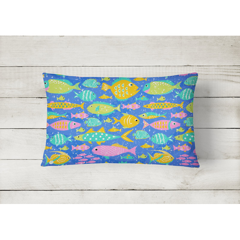  Coussin lombaire intérieur / extérieur Little Colorful Fishes
