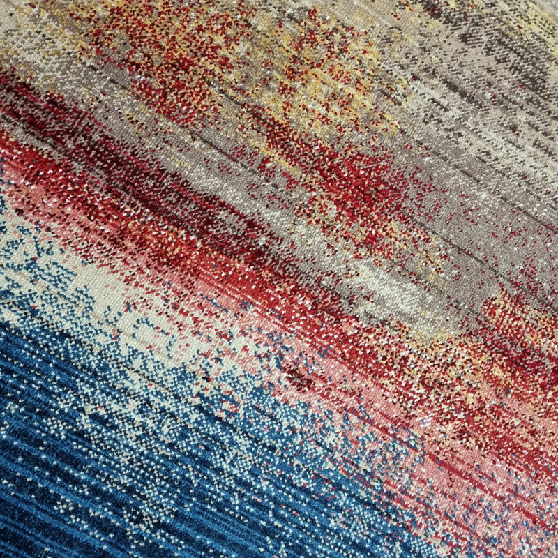 Roselee Abstract Area Rug, Runner 60 x 150cm