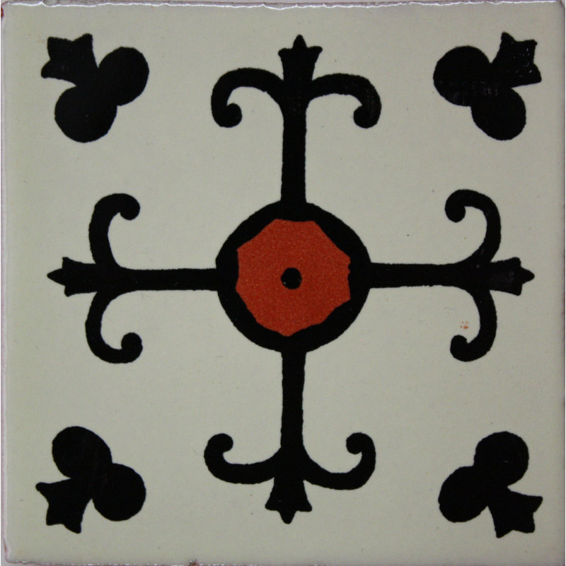 6" x 6" 4pcs TalaMex Madero Talavera Mexican Tile