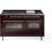 ILVE Nostalgie II Series 60 inch Dual Fuel Range with 9 Sealed Burners, Griddle (Glass Door)-98196690-98196693