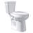 21" Extra Tall Compact Two-Piece Toilet 1.28 GPF Single Flush Round with Soft-Close Seat-111656261