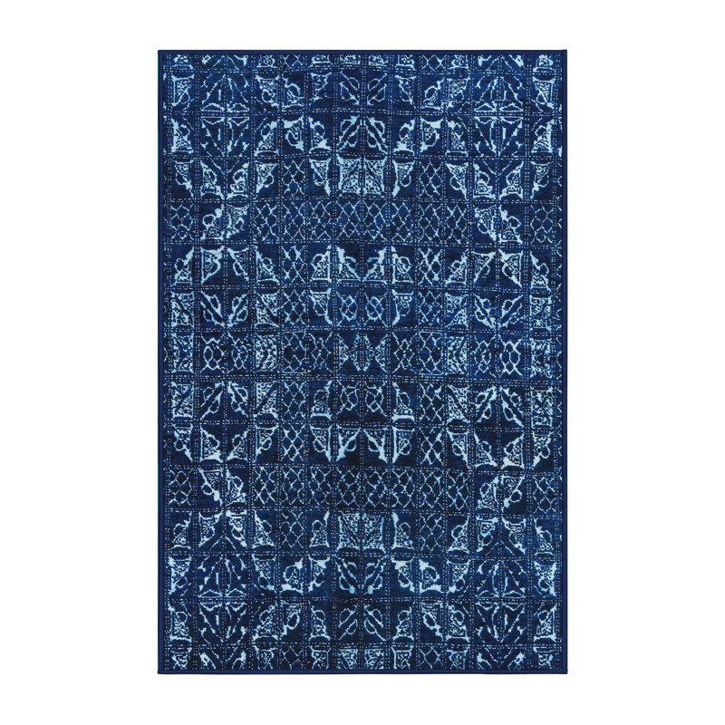Abstract Indoor Rug, Rectangle 4' x 6'