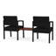 Structure tandem 2 places avec table centrale en acier Lenox-858559714-923505928-858559255