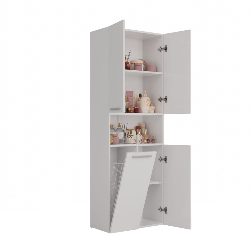 Accent Cabinet, White Matt