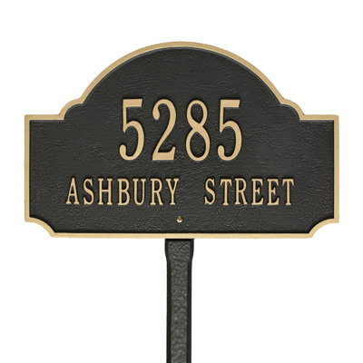 Fitzwilliams 2-Line Lawn Address Sign