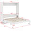 Lit escamotable escamotable dans une armoire Murphy-981016517-981016519