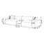 Canapé modulaire blanc en polyester-1437695659-1437695660-1437695663