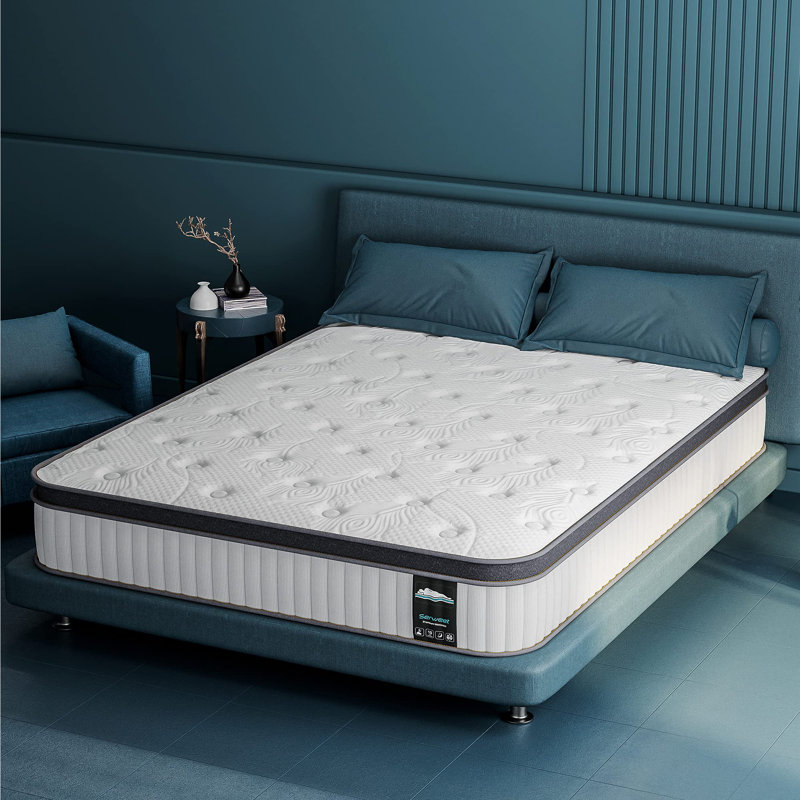 Matelas hybride moyen en mousse viscoélastique 10 pouces, Simple