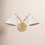 Applique murale articulée à intensité variable 2 lumières l 17,5 po Elyse-1199422902-1199422903