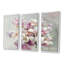 Fleurs de magnolia roses - ensemble d'art mural encadré sur toile Shabby Elegance, ensemble de 3-1902034252-1902034255