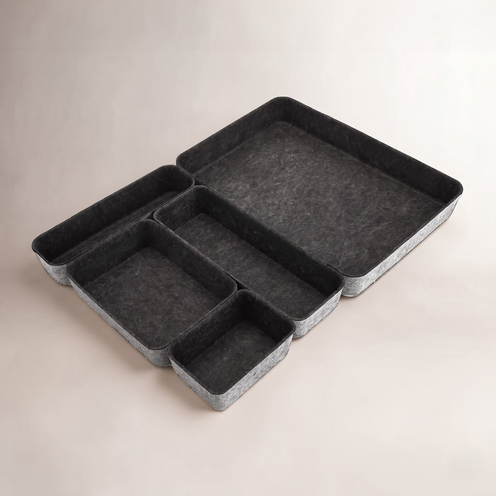 Office Drawer Organizer, Charcoal