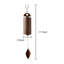 Cloche suspendue brune Lesko Lovitz