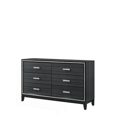 Commode moderne à six tiroirs avec attrait universel