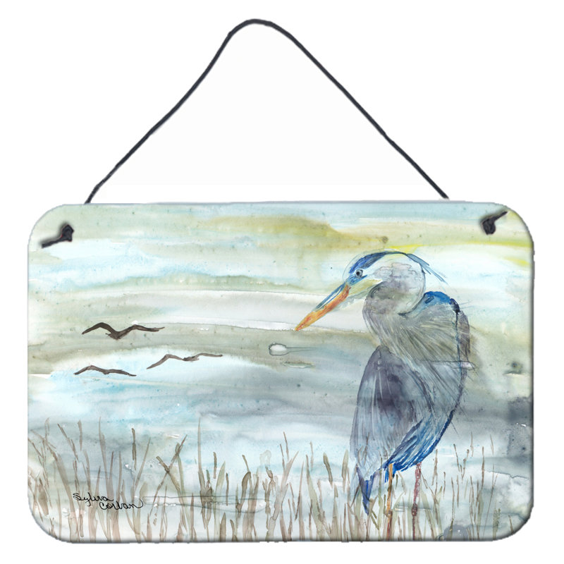 Hanging Prints Wall Décor, Blue, Heron Sky