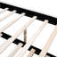 Lit plateforme en bois avec lit gigogne simple, blanc - Utilisation complète de l'espace, rembourré, facile à assembler-452983335-452983352