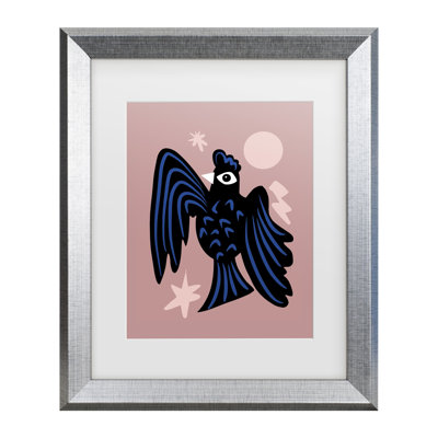 «Little Dean Moon and Stars Raven», art encadré