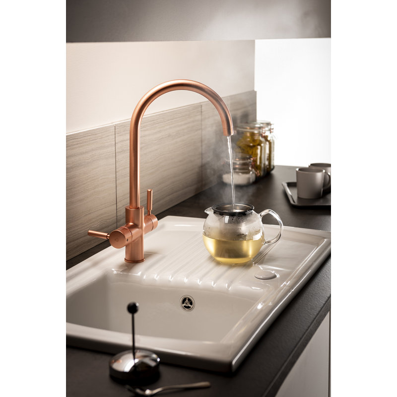 Abode Hotek 3-in-1 Steaming Hot Water Tap, Urban Copper