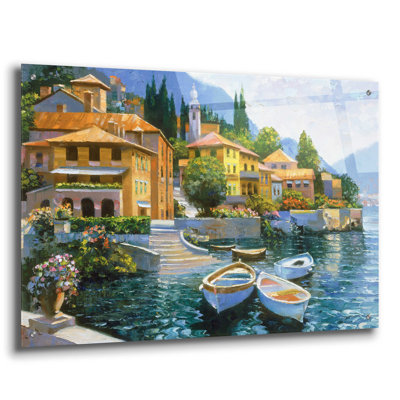 «Lake Como Landing» par Howard Behrens - impression non encadrée