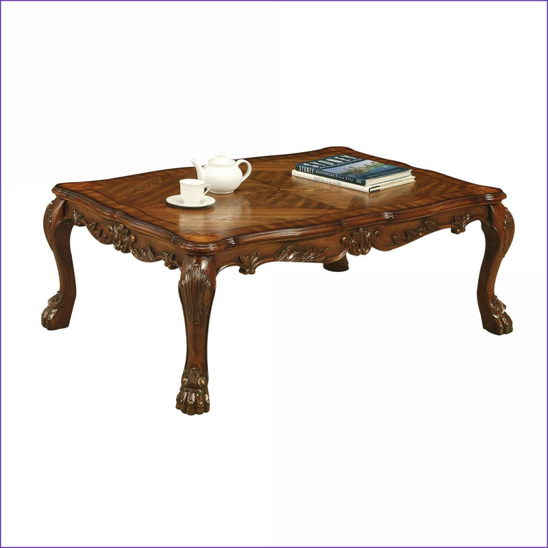 Table basse noire avec grain de bois naturel Tablette inférieure, peu encombrante Assemblage facile pour le salon